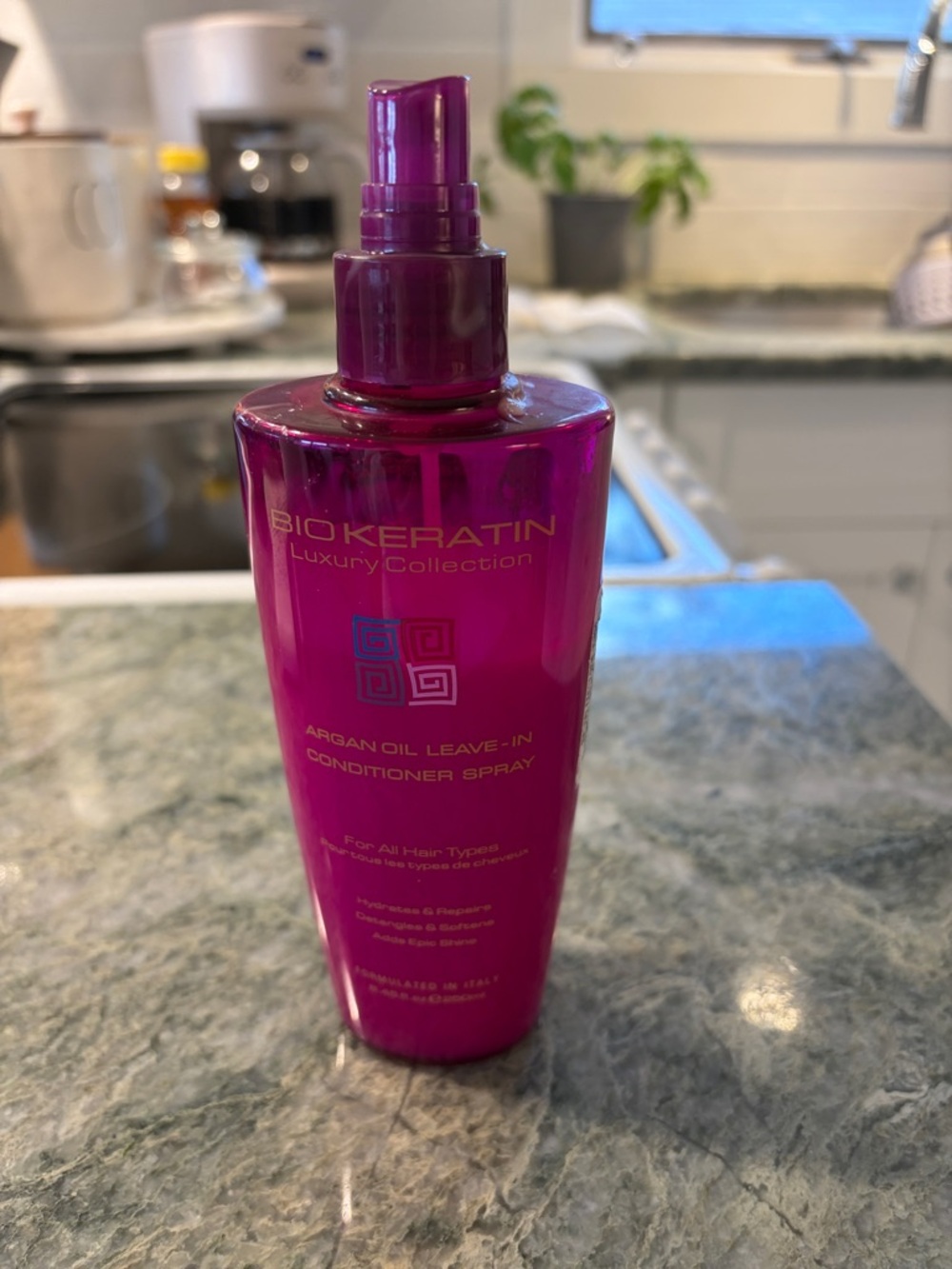 Biokeratin argan Oil Leave-In Conditioner Spray